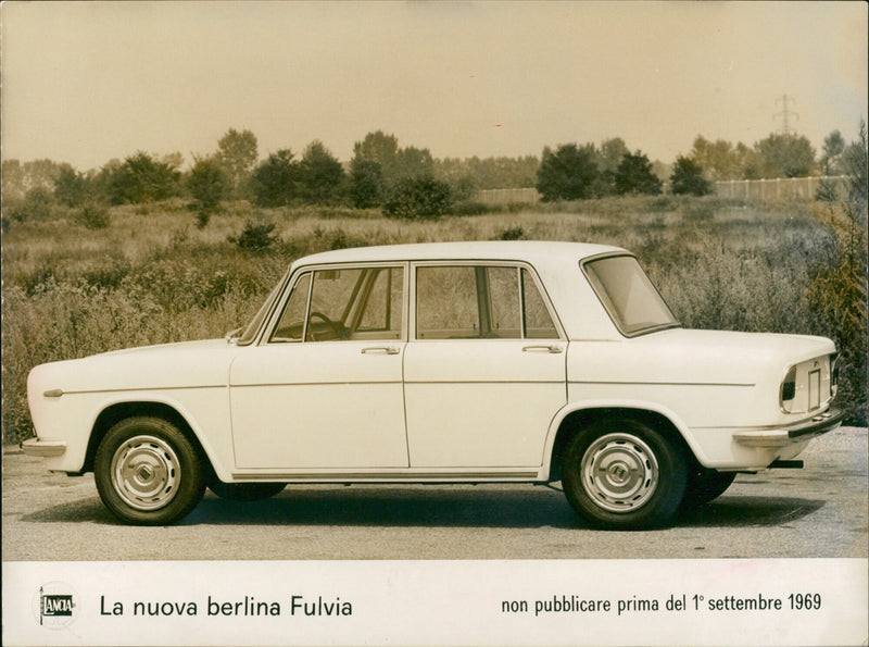 Lancia Fulvia Sedan - Vintage Photograph