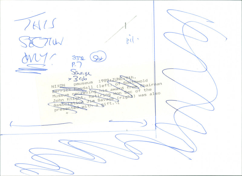 Derrick Randall, John Knight and Jim Savage - Vintage Photograph