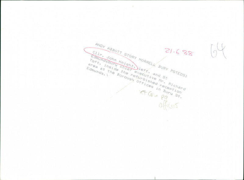 John Knight and Richard Toft - Vintage Photograph