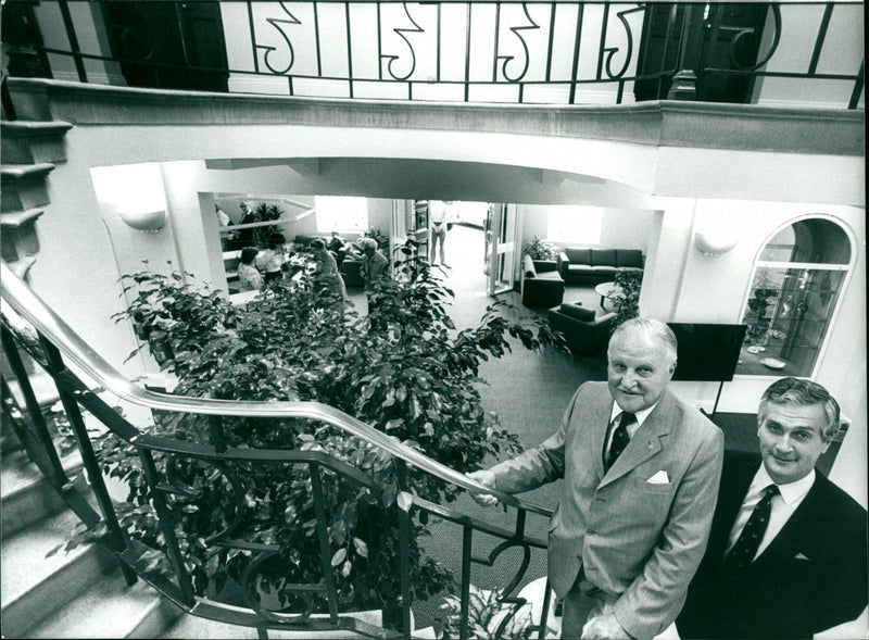 John Knight and Richard Toft - Vintage Photograph