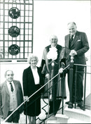 Harry Marsh, Barbara Hill, Reg Self and John Knight - Vintage Photograph