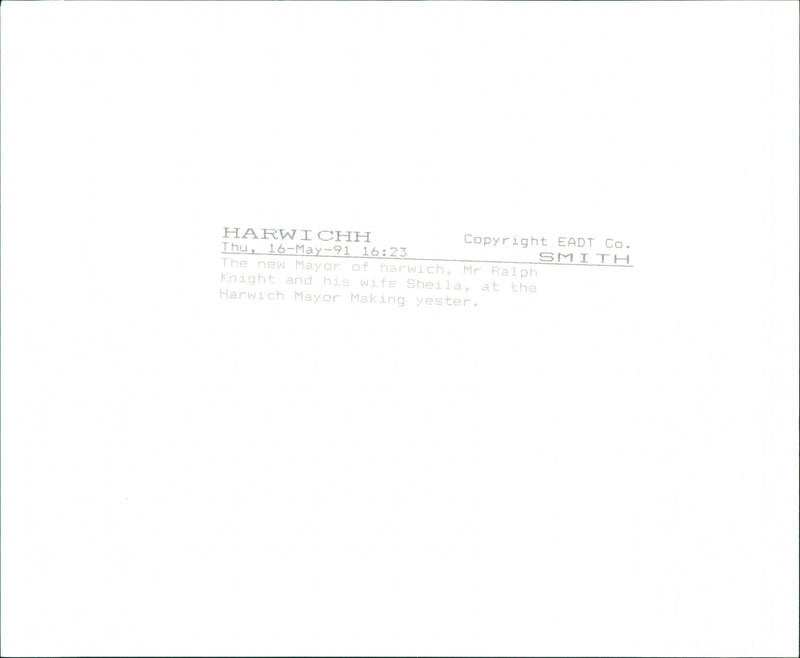 Ralph Knight - Vintage Photograph