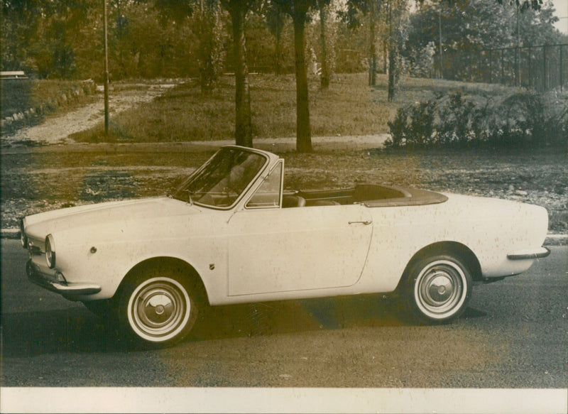 Fiat 850 Spyder - Vintage Photograph