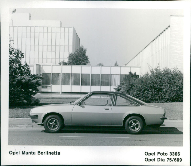 Opel Manta Berlinetta - Vintage Photograph