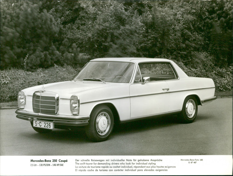Mercedes-Benz 250 Coupe - Vintage Photograph