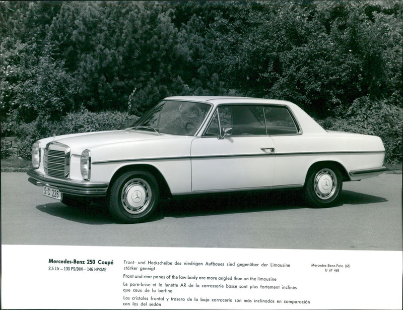 Mercedes-Benz 250 Coupe - Vintage Photograph