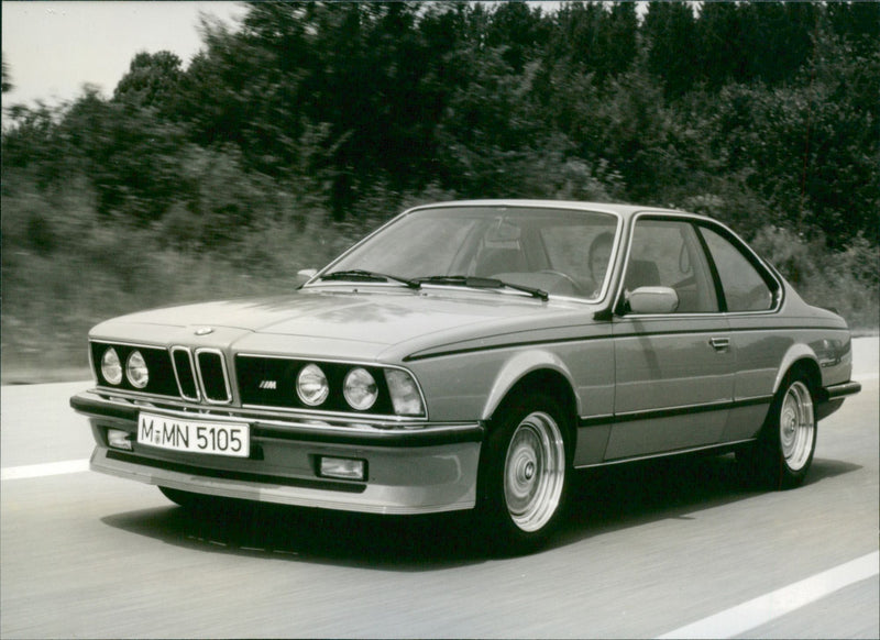 BMW M 635 CSi, - Vintage Photograph