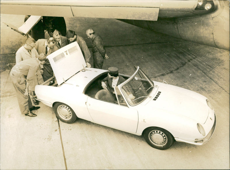 1966 Fiat Spider 850 - Vintage Photograph