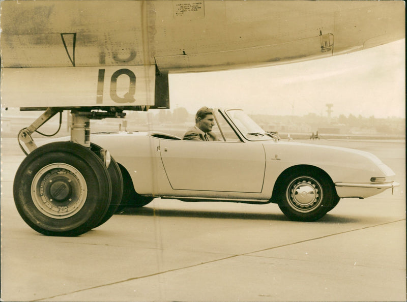 1966 Fiat Spider 850 - Vintage Photograph