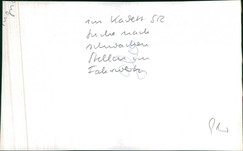 Opel Kadett 1200 - Vintage Photograph