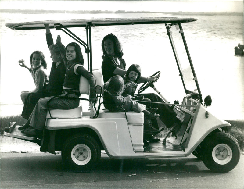Golf Car - Vintage Photograph