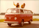 Volkswagen Bus - Vintage Photograph
