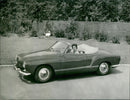 Volkswagen, Karmann Ghia Convertible - Vintage Photograph