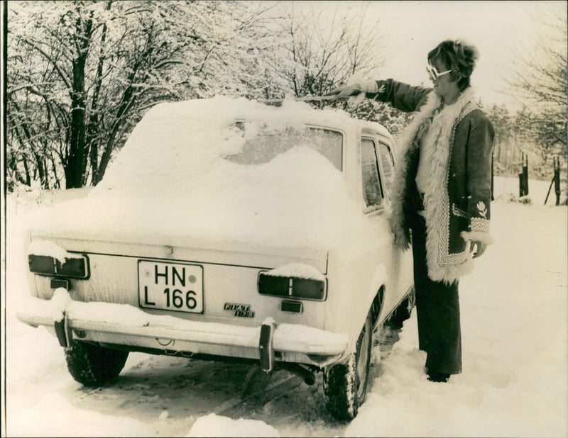 1970 Fiat 128 - Vintage Photograph