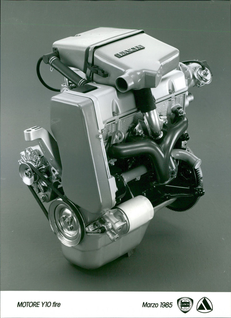 Lancia Y10 fire engine - Vintage Photograph