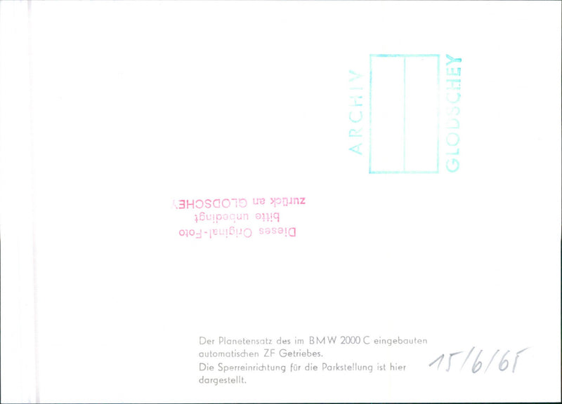 BMW 2000 C - Vintage Photograph