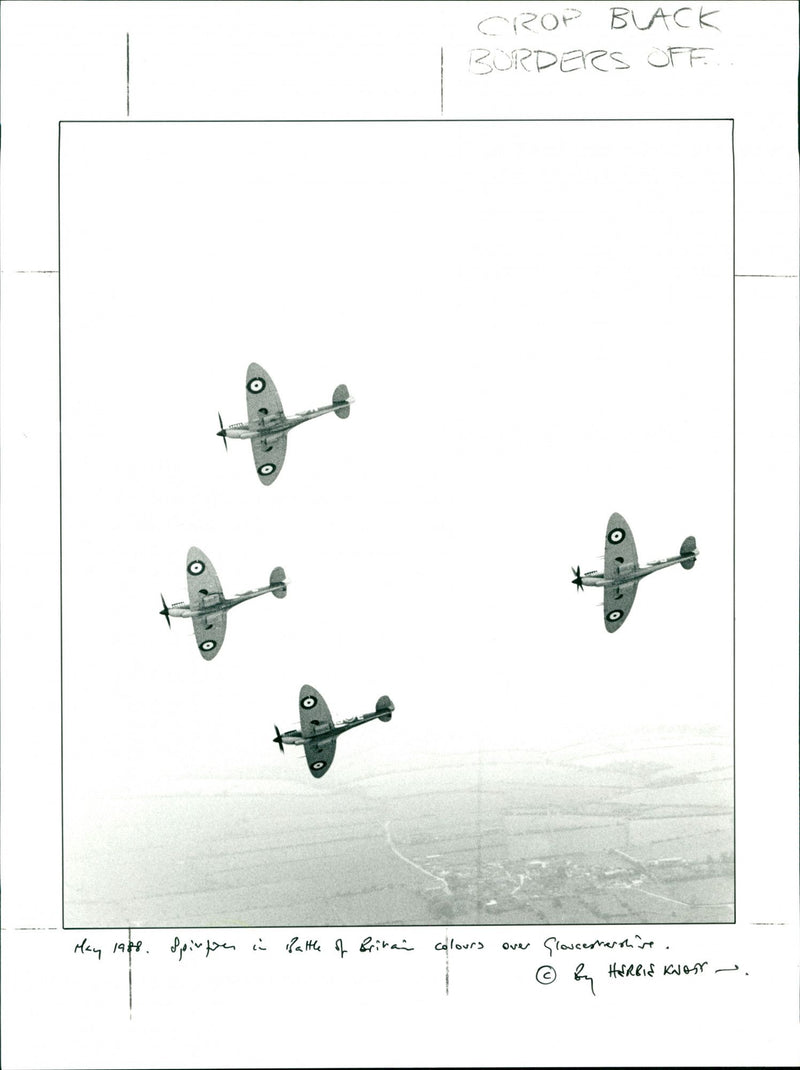Spitfire - Vintage Photograph
