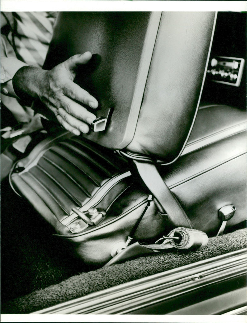 1967 Chevrolet Seat Back Latch - Vintage Photograph
