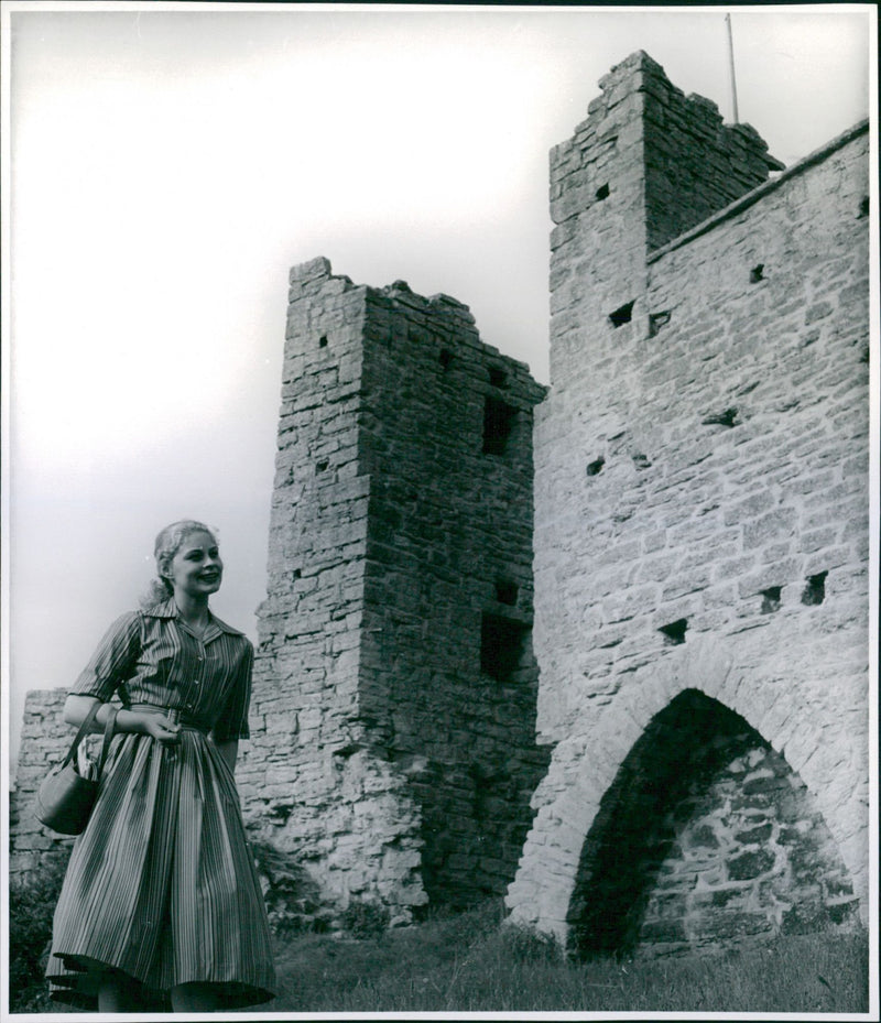 Visby ruins - Vintage Photograph