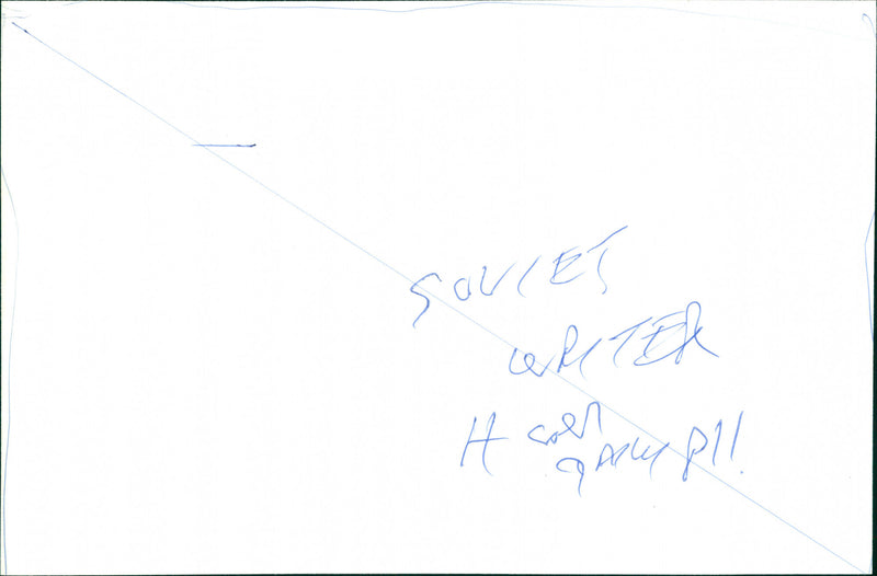 Vladimir Bukovsky - Vintage Photograph