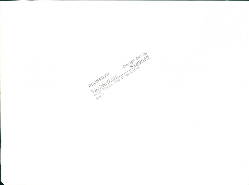 Virginia Budd - Vintage Photograph