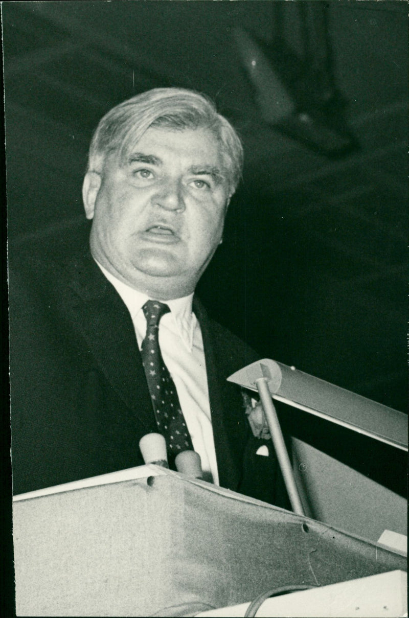 Aneurin Bevan at Brighton - Vintage Photograph