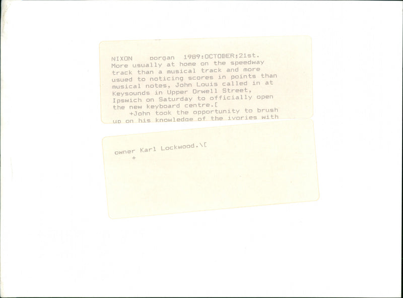 John Louis and Karl Lockwood - Vintage Photograph