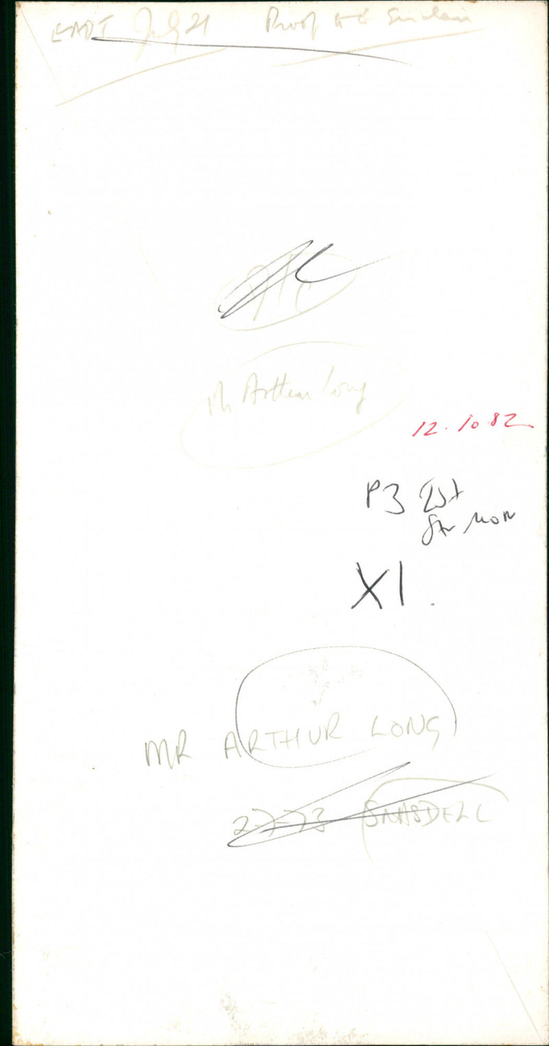 Arthur Long - Vintage Photograph