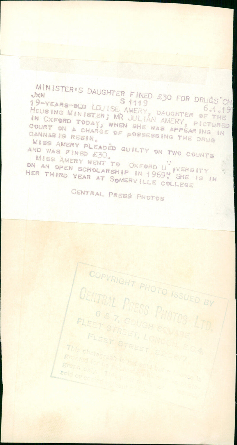 Julian Amery. - Vintage Photograph