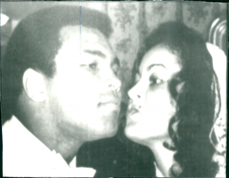 Muhammad Ali and Veronica Porsche - Vintage Photograph