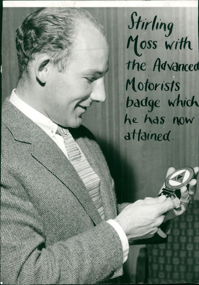Stirling Moss - Vintage Photograph