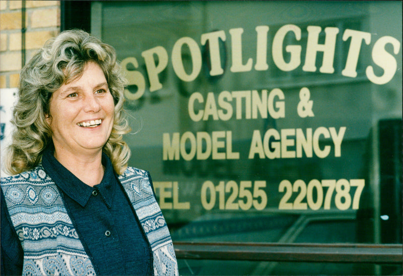 BLACK WHITE MODEL - Vintage Photograph