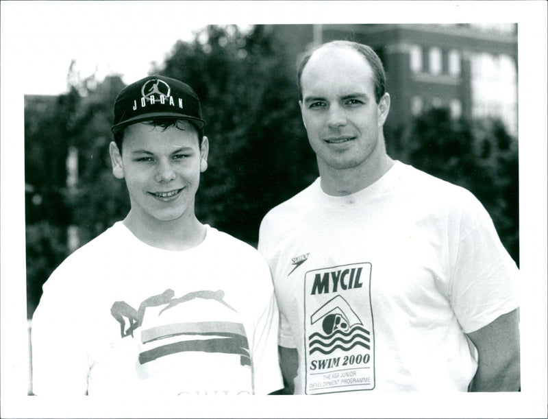 Martin Mullet and Adrian Moorhouse. - Vintage Photograph