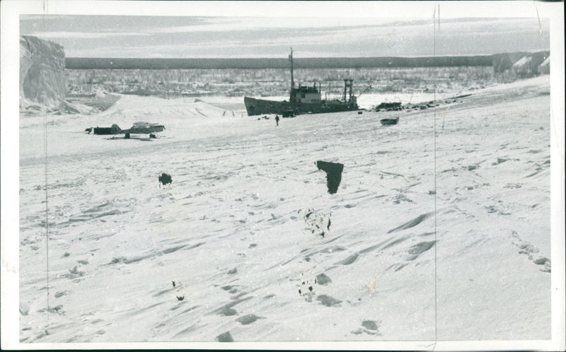 ANTARCTIC PICTURE NOT HIS EXPEDITION INF - Vintage Photograph