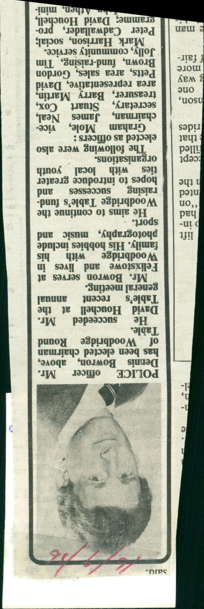 MAW MUSIC WELL DAVID POLICE PETER - Vintage Photograph