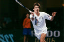 Tennis player Michael Stich in action - Vintage Photograph