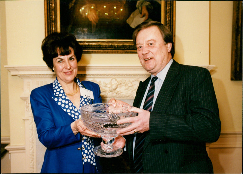 Christine Beedle and Kenneth Clarke - Vintage Photograph