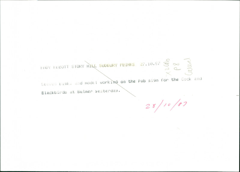 MODEL ARTIST - Vintage Photograph