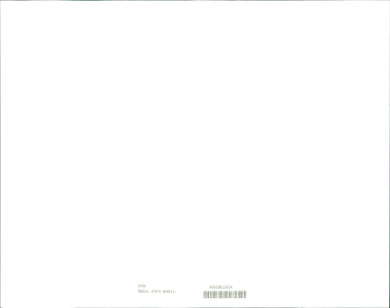 Radio. Older model - Vintage Photograph