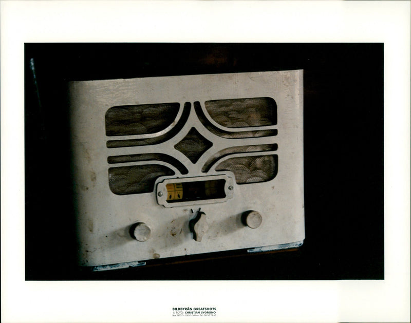 Radio. Older model - Vintage Photograph