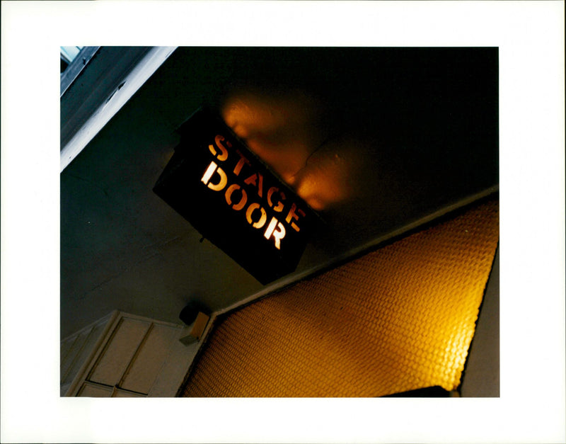 Stage Door - Vintage Photograph