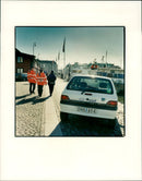 Electric car - Vintage Photograph