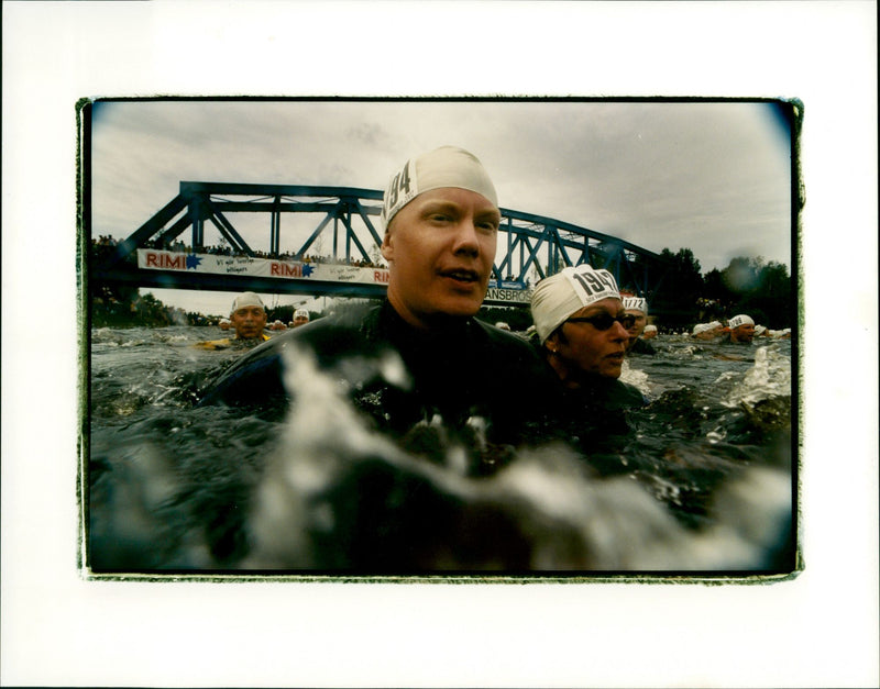 Swimmers - Vintage Photograph