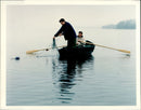 BILDBYRAN NATE FISHING NYKOPING GREENHOTS - Vintage Photograph