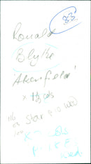 Ronald Blythe - Vintage Photograph