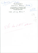 Martin Amis - Vintage Photograph