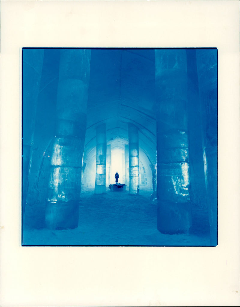 The Ice Hotel in Jukkasjärvi - Vintage Photograph