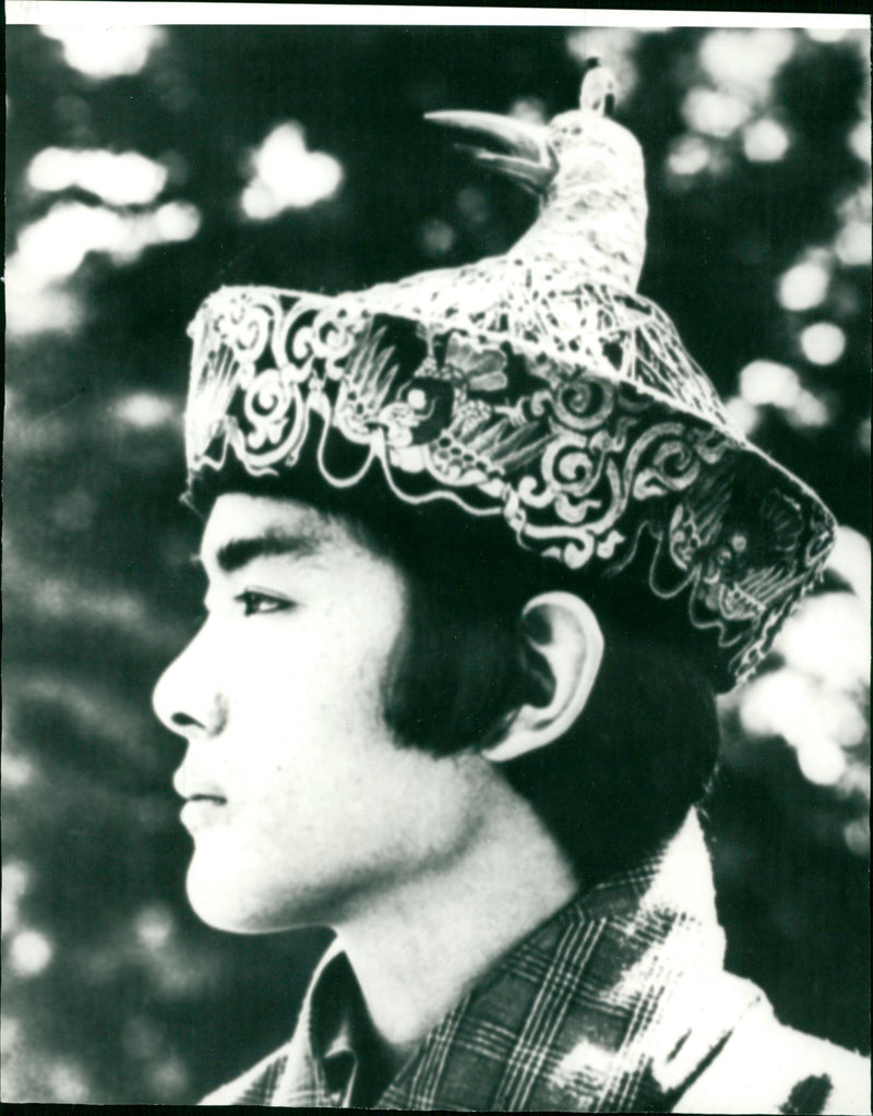 King of Bhutan, Jigme Singye Wangchuck - Vintage Photograph