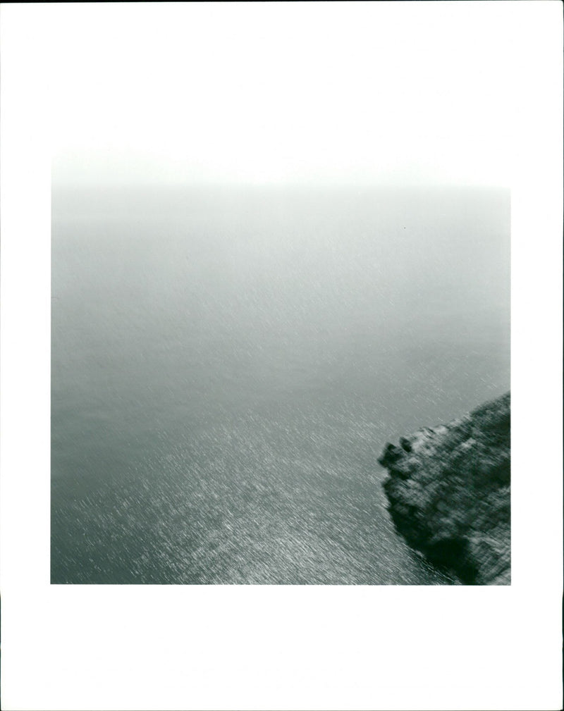 Ocean and piece of land - Vintage Photograph