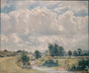"A Suffolk Landscape" by Munnings - Vintage Photograph